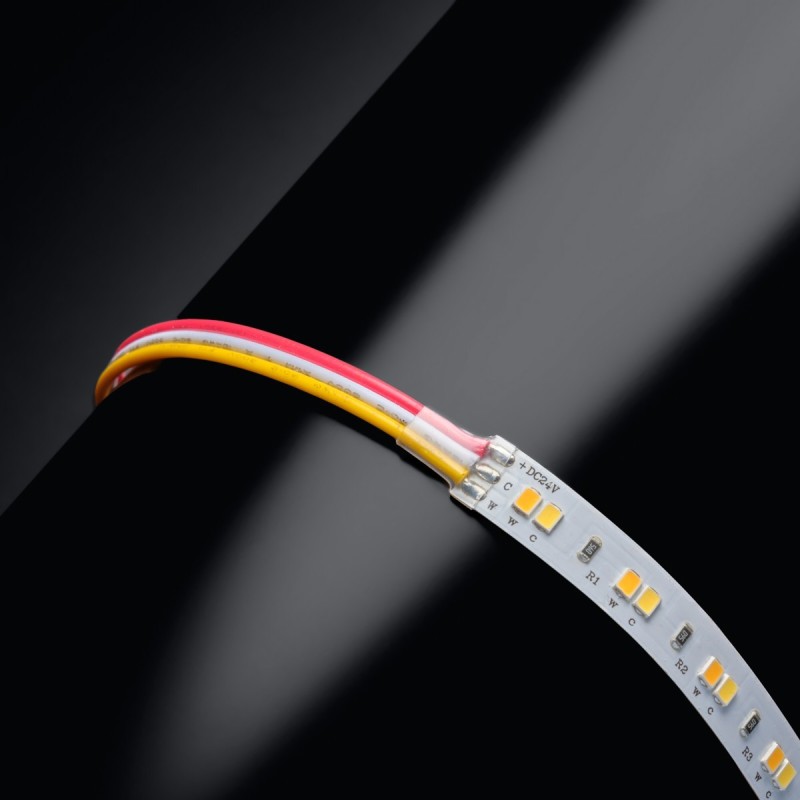 Ruban IP65 2835+ - Blanc Pur + Chaud - 14,4W/m - 120 LED/m - 5m