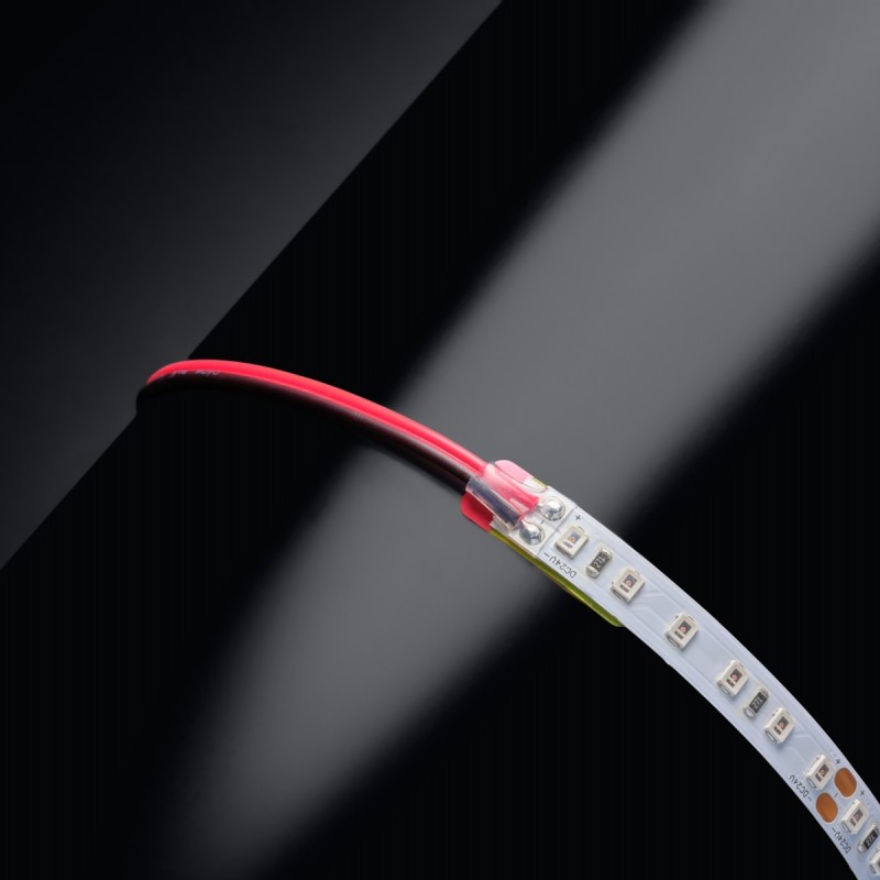 Ruban LED haute fidélité - 9,6W/m - IP20 - Ambré - 120 LED/m - 2835+ - 5m - 24V