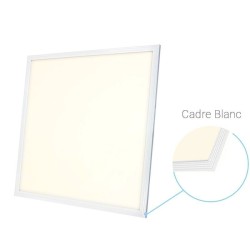 Lot de 10 dalles LED 60x60 - UGR19 - 100 lm/W - Blanc chaud 3000K - 40W - 230V - SPACE