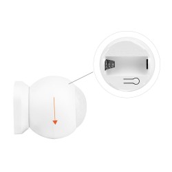 Détecteur de mouvement à pile - Miboxer PIR1-RF - Blanc