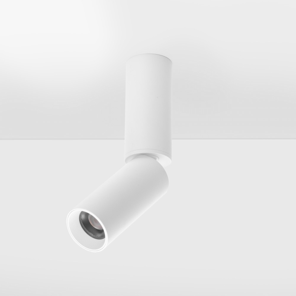 Spot LED en applique orientable 7W blanc - ROTUL 7