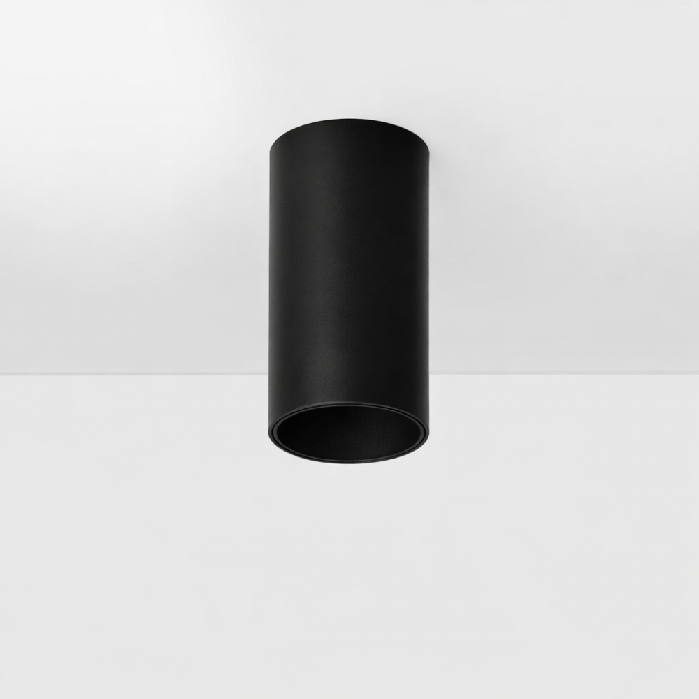 Spot LED en applique noir BAREL 12W