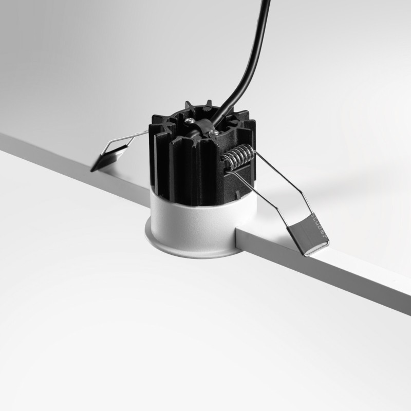 Mini spot LED "nid d'abeille" blanc 7W - MICRO