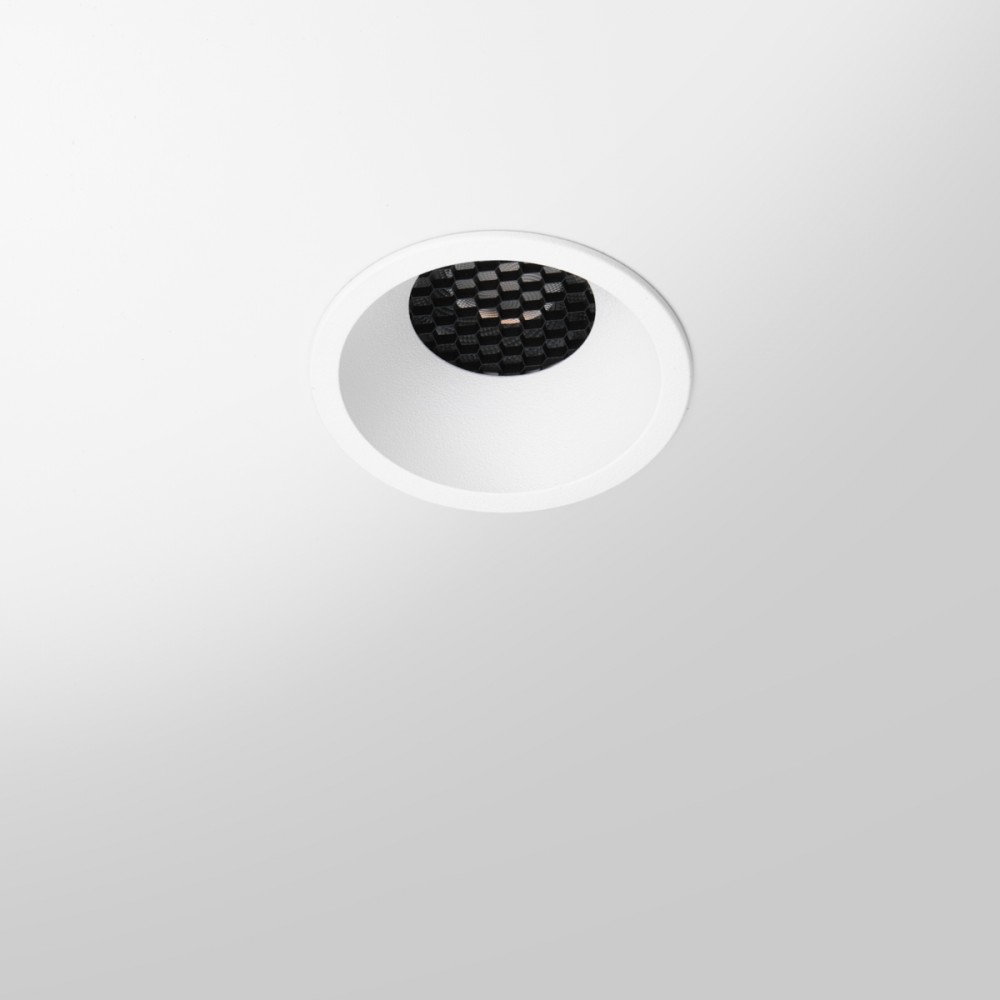 Mini spot LED "nid d'abeille" blanc 7W - MICRO