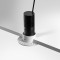 Spot LED encastrable à enduire noir - SLOPE 6W