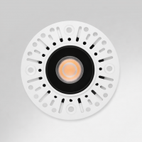 Spot LED encastrable à enduire noir - SLOPE 6W