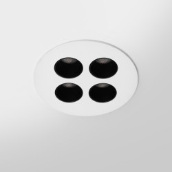 Spot LED encastrable 4 faisceaux - 8W - Blanc - ROKET