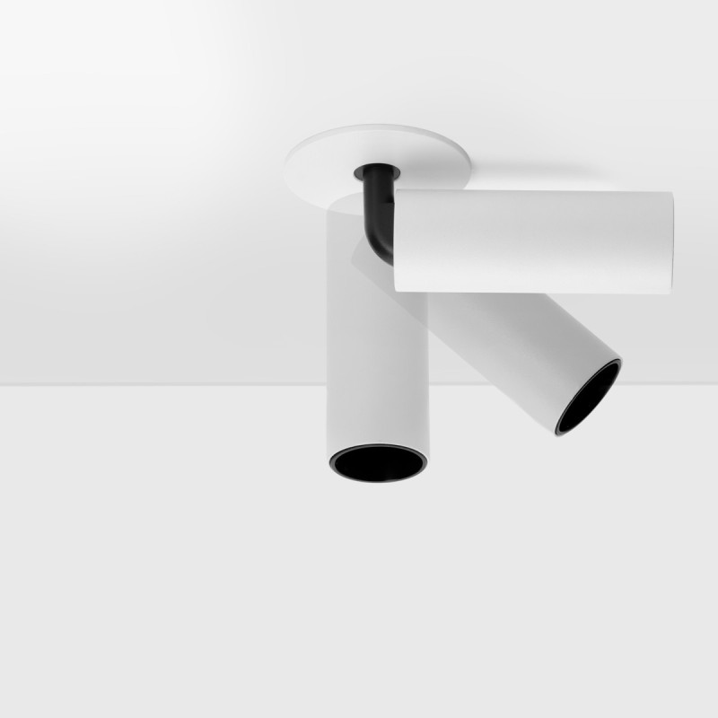 Spot LED encastrable orientable blanc 7W - TUBBE