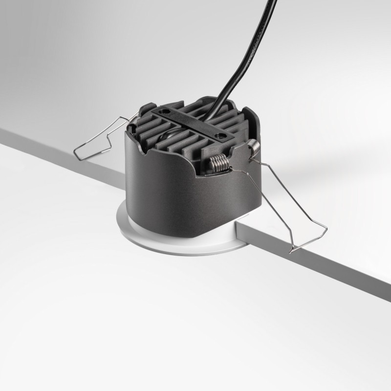 Spot LED encastrable angle large blanc 10W - COOKY