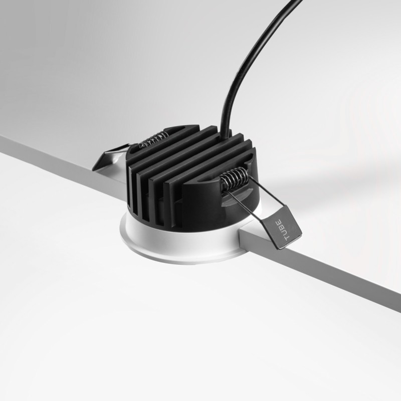 Spot LED "Pin hole" plat blanc 6W - PINOL