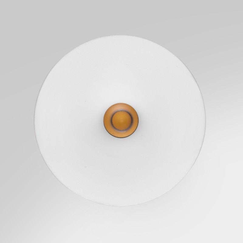 Spot LED "Pin hole" trompette blanc 8W - PINOL