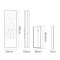 Télécommande - Murale Dimmer RGB et CCT - 4 zones - MiBoxer C5 - Noir