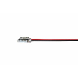 Jonction câblée pour ruban LED COB Performance mono IP20/IP65 10mm sans soudure "ClipX"