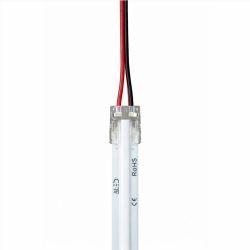 Connecteur d’alimentation de 10mm pour ruban LED COB Performance mono IP20/IP65