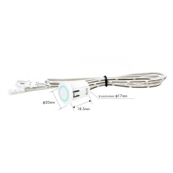 Interrupteur variateur tactile encastrable pour ruban LED mono - 2,5A - de 5 à 24V