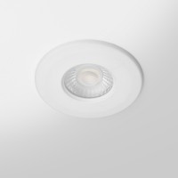 Spot 4CCT BEPOS RT2020 ELITE 8W 230V à bornier intégré Collerette blanche
