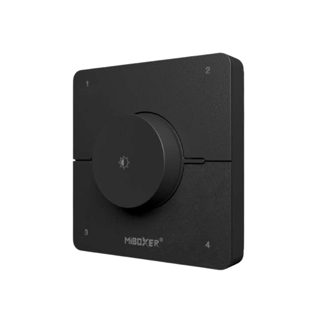 Télécommande rotative Dimmer/CCT murale - MiBoxer K0 - blanc ou noir