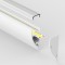 Profilé aluminium laqué blanc corniche pour ruban LED - M11