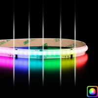 Ruban LED digital COB RGB - 18W/m - IP20 - 576 LED/m - WS2811 - 5m - 24V
