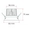 Spot LED encastrable fixe 10W - IP54 - RE2020 / RT2012 - Waard