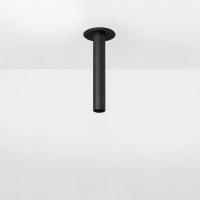 Spot LED encastrable orientable noir PROBE 3W court 12 cm