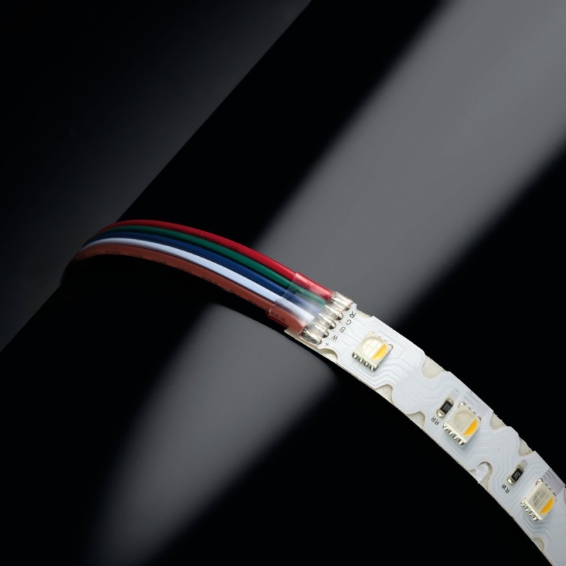 Ruban LED articulé Zig-Zag - 14.4W/m - IP20 - RGBW - 48 LED/m - 5050 - 5m - 24V