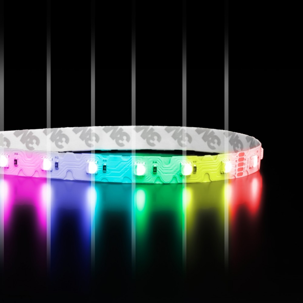 Ruban LED articulé Zig-Zag - 14.4W/m - IP20 - RGBW - 48 LED/m - 5050 - 5m - 24V