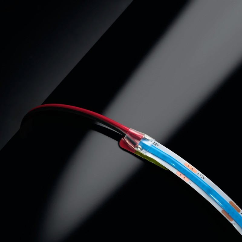 Ruban LED COB bleu - 8W/m - IP20 - 8 mm - 480 LED/m - 5m - 12V