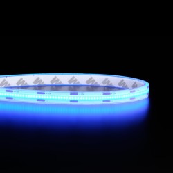 Ruban LED COB bleu - 8W/m - IP68 - 10mm - 480 LED/m - 5m - 12V