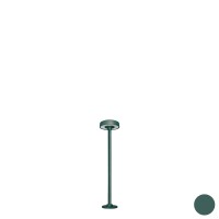 Borne LED extra fine d'extérieur à tête bombée - 3W - 40 cm - Vert - HAALÖ