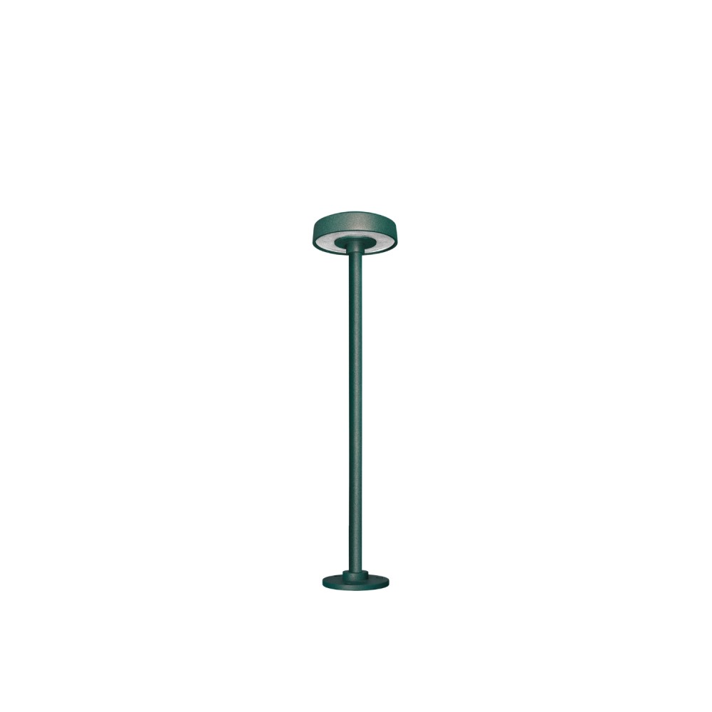 Borne LED extra fine d'extérieur à tête bombée - 3W -24V- 40 cm - Coloris vert- HAALÖ