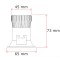 Spot LED encastrable fixe 5W - IP54 - RE2020 / RT2012 - Waard