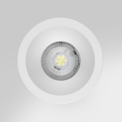 Spot rond encastrable anti-éblouissement  IP65 – BBC – LED GU10 – DEEEP Blanc