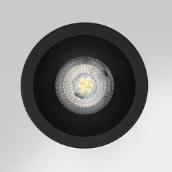 Spot rond encastrable anti-éblouissement  IP65 – BBC – LED GU10 – DEEEP Noir