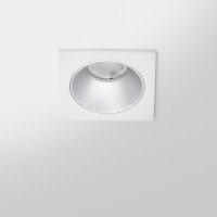 Spot LED encastré carré blanc 7W, couleurs au choix - Miror