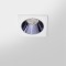 Spot LED encastré carré blanc 7W, couleurs au choix - Miror