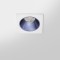 Spot LED encastré carré blanc 7W, couleurs au choix - Miror