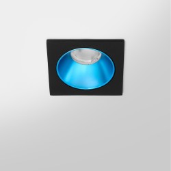 Spot LED encastré carré noir 7W, couleurs au choix - Miror