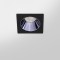 Spot LED encastré carré noir 7W, couleurs au choix - Miror