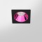 Spot LED encastré carré noir 7W, couleurs au choix - Miror