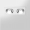 HERVE - Spot LED encastré double carré blanc 14W, couleurs au choix - Miror