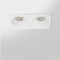 HERVE - Spot LED encastré double carré blanc 14W, couleurs au choix - Miror