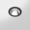Spot LED encastré rond noir 7W, couleurs au choix - Miror