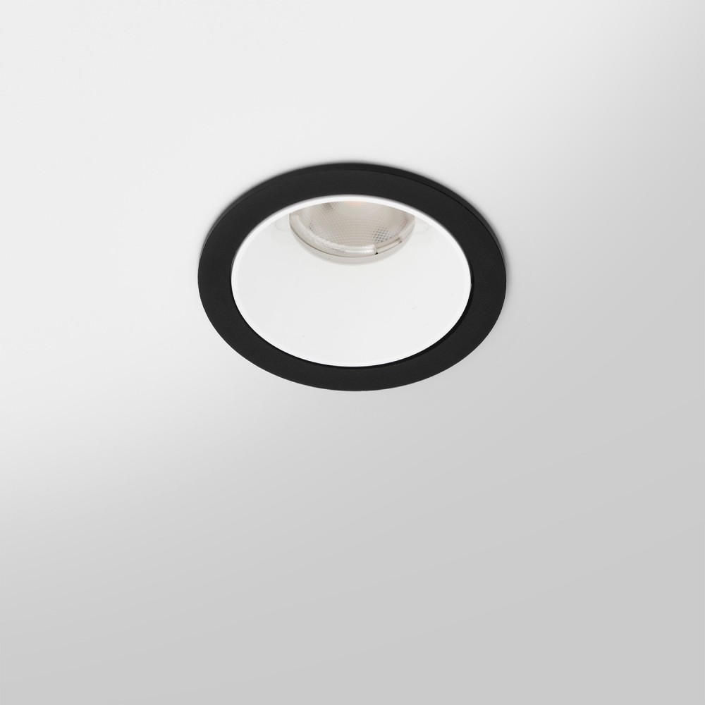Spot LED encastré rond noir 7W, couleurs au choix - Miror
