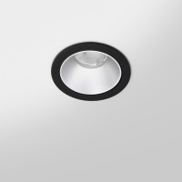Spot LED encastré rond noir 7W, couleurs au choix - Miror