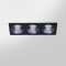 RV - Spot LED encastré carré noir 21W, couleurs au choix - Miror