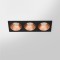 RV - Spot LED encastré carré noir 21W, couleurs au choix - Miror