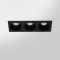 RV - Spot LED encastré carré noir 21W, couleurs au choix - Miror