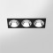 RV - Spot LED encastré carré noir 21W, couleurs au choix - Miror