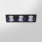 RV - Spot LED encastré carré noir 21W, couleurs au choix - Miror
